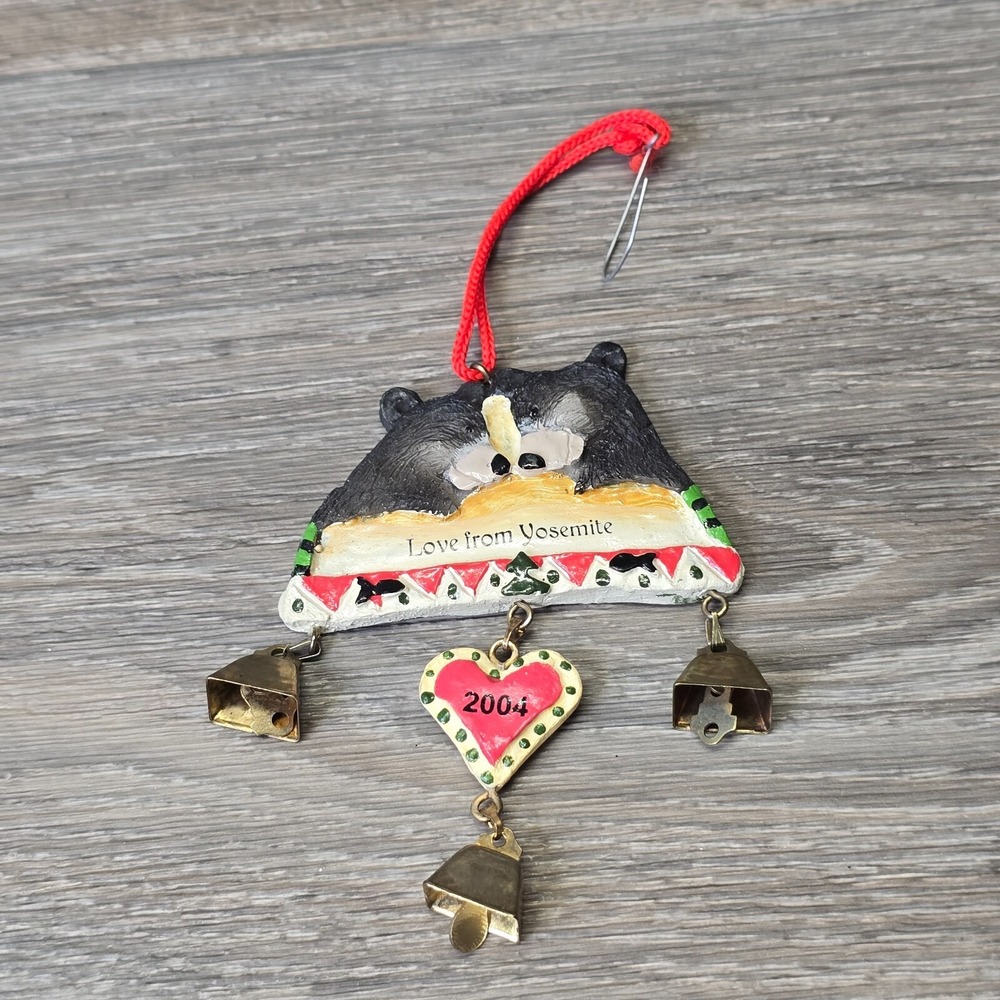 Vintage Christmas Ornament Glacier National Park‎ Montana Decor Ceramic